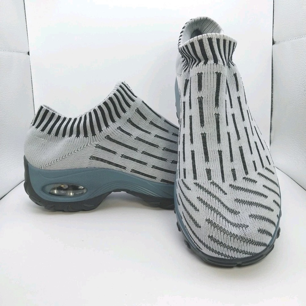 Women's Hypersoft Sneakers Gray 43 / US 11 Athletic Sport Shoes Running Walking